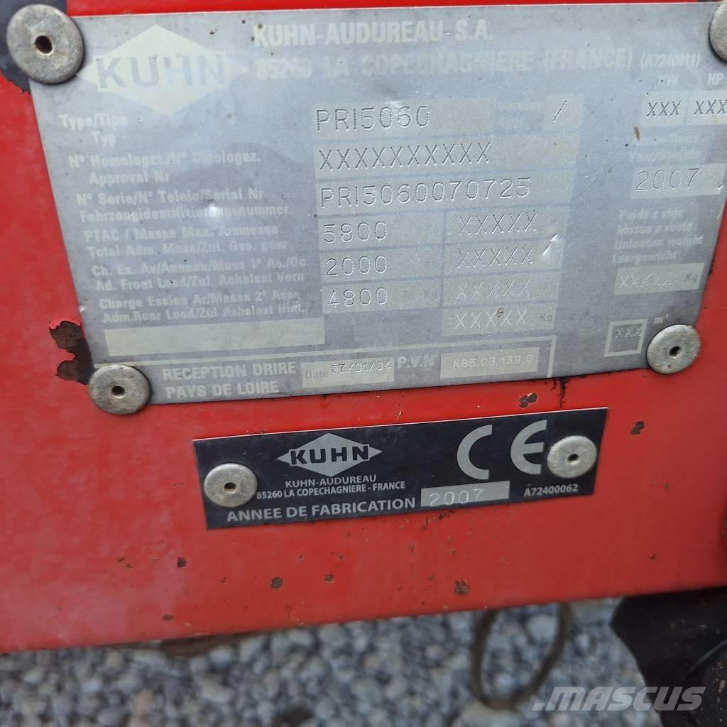 Kuhn PRIMOR 5060 آلات تمزيق الحزم وتقطيعها ونشرها