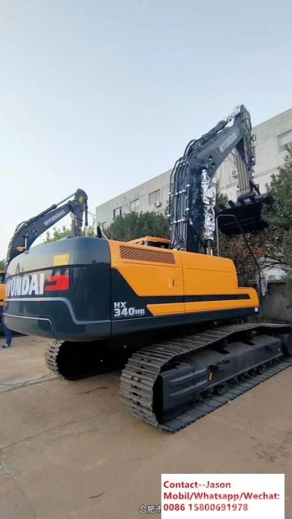 Hyundai HX340D حفارات زحافة