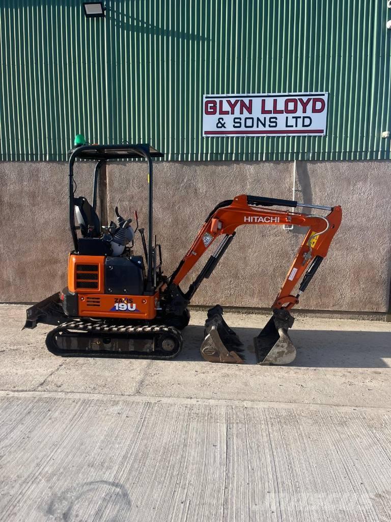 Hitachi ZX 19 U حفارات صغيرة أقل من 7 طن (حفارات صغيرة)