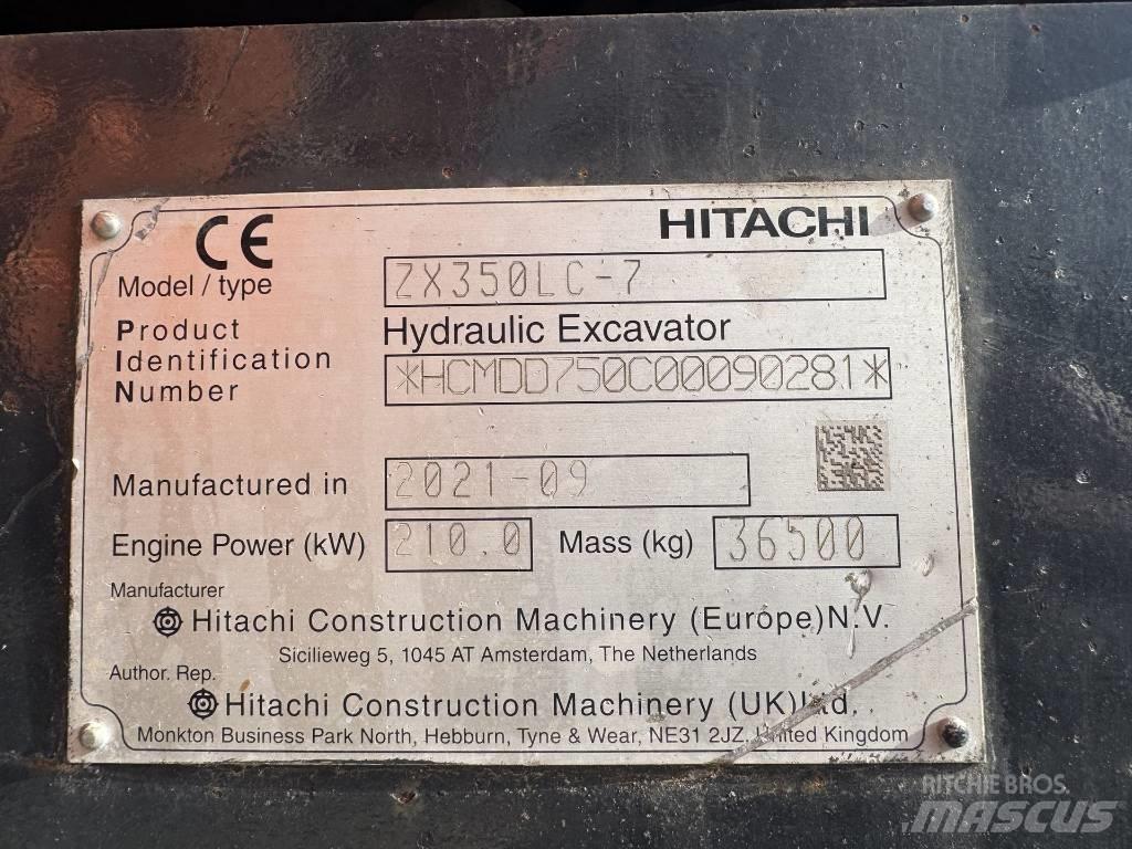 Hitachi ZX 350 LC-7 حفارات زحافة