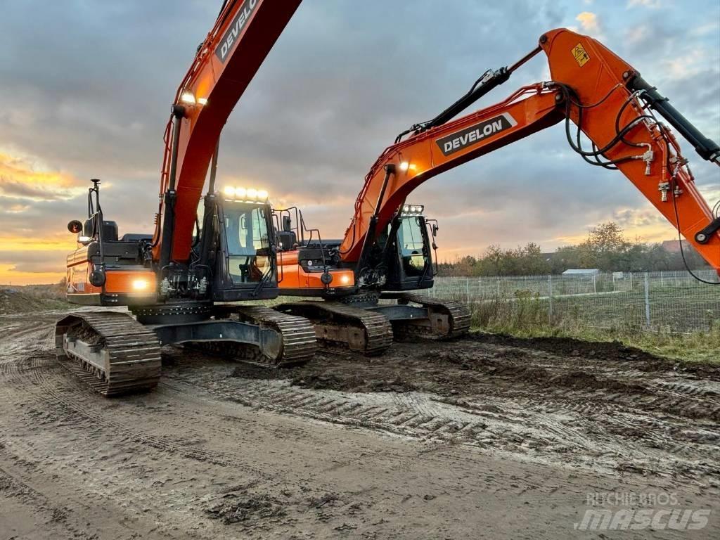 Doosan DX 255 حفارات زحافة