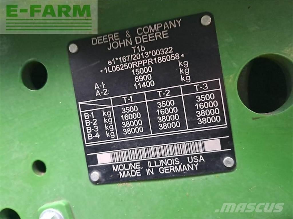 John Deere 6r250 الجرارات