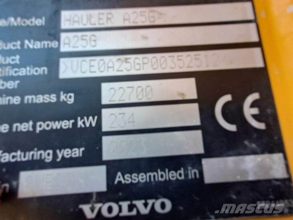 Volvo A25G ساحبات مفصلية