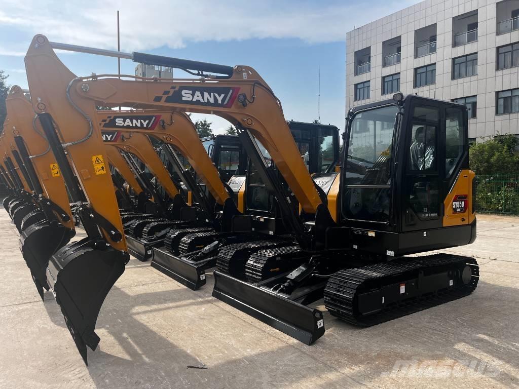Sany SY 55 U حفارات زحافة