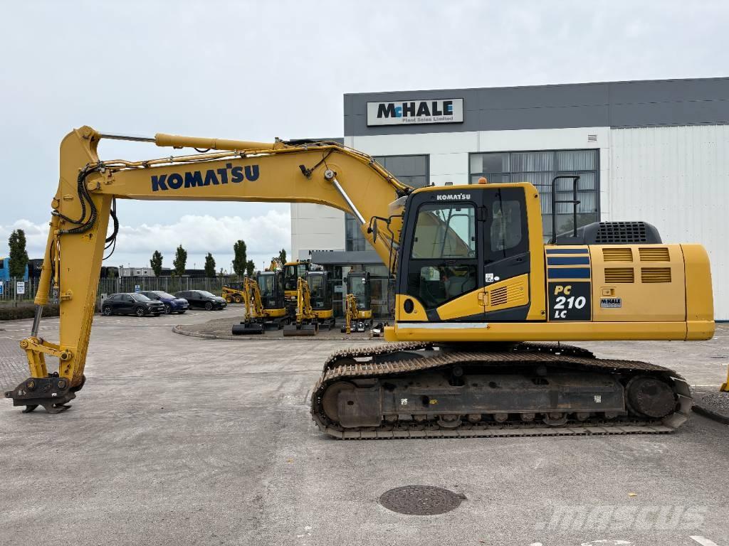 Komatsu PC210LC-10 حفارات زحافة