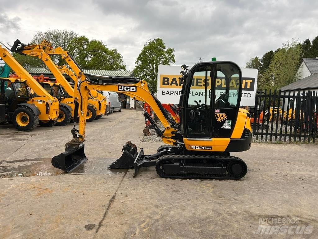 JCB 8026 CTS حفارات صغيرة أقل من 7 طن (حفارات صغيرة)