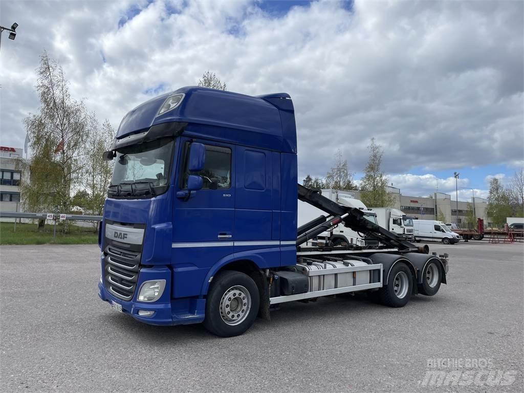 DAF XF510 6x2 شاحنات الرافعات الخطافية