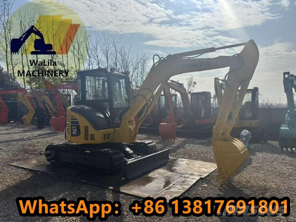 Komatsu PC 55 MR حفارات صغيرة أقل من 7 طن (حفارات صغيرة)