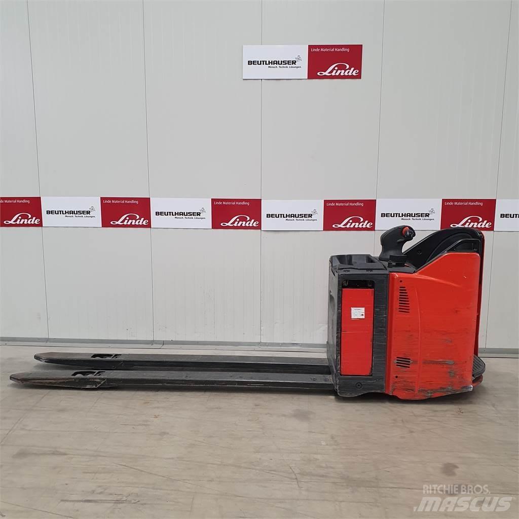 Linde T20SP-lang معدات الرفع منخفض المستوى