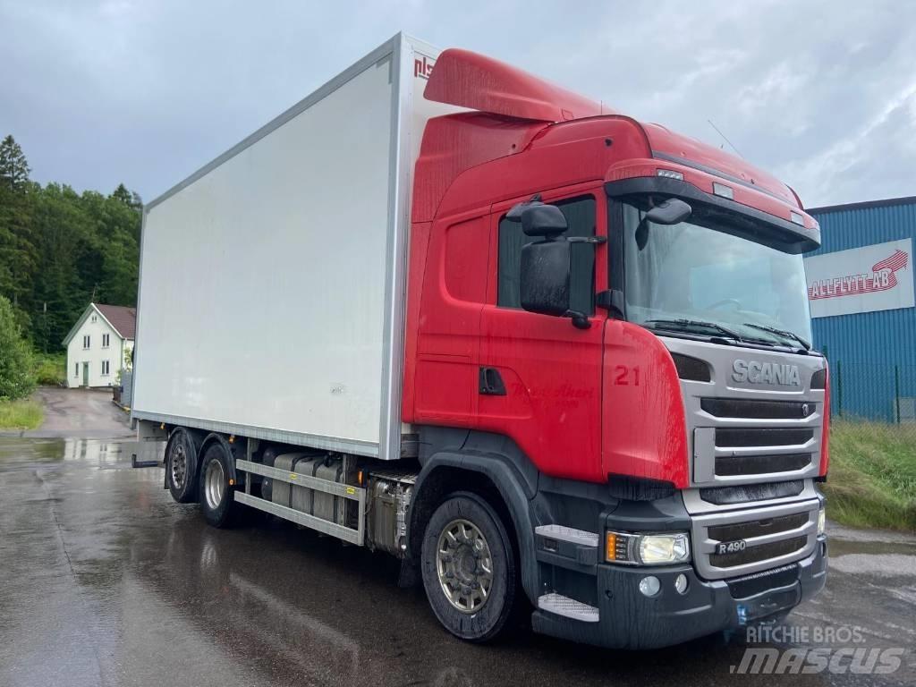 Scania R 490 LB شاحنات ذات هيكل صندوقي