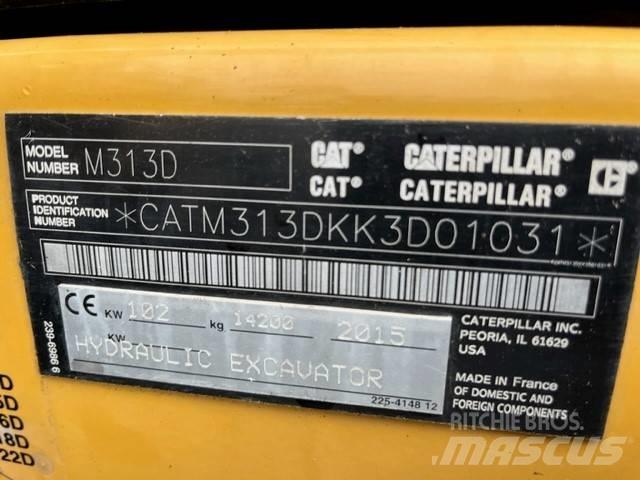 CAT M 313 D حفارات بعجل