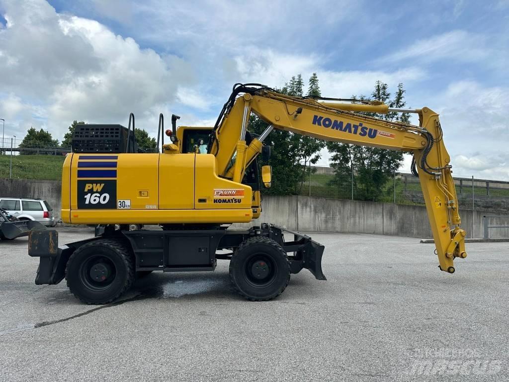 Komatsu PW 160-11EO حفارات بعجل