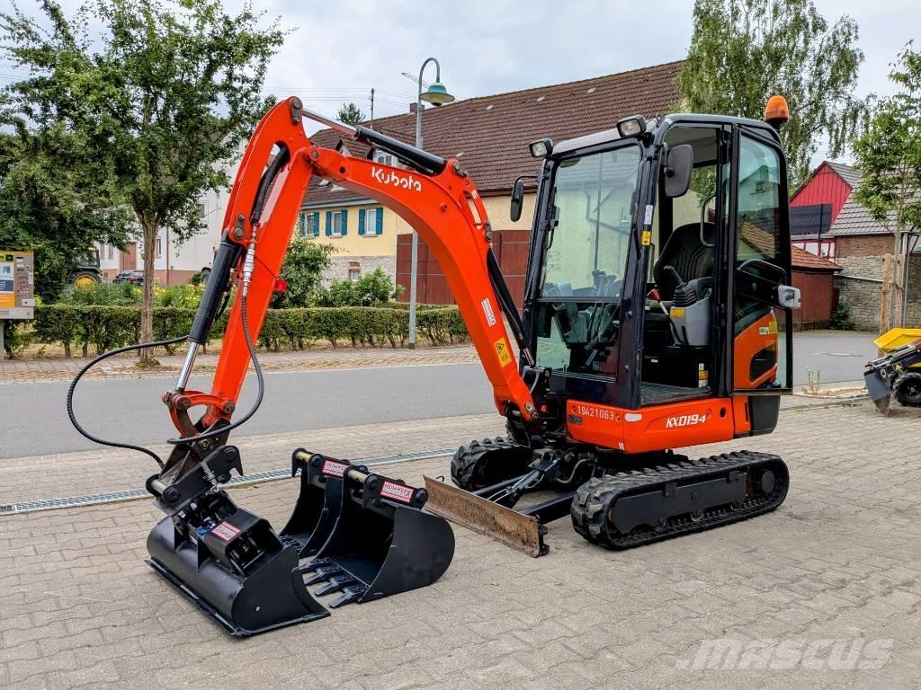 Kubota KX 019-4 حفارات صغيرة أقل من 7 طن (حفارات صغيرة)