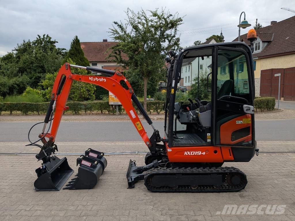 Kubota KX 019-4 حفارات صغيرة أقل من 7 طن (حفارات صغيرة)