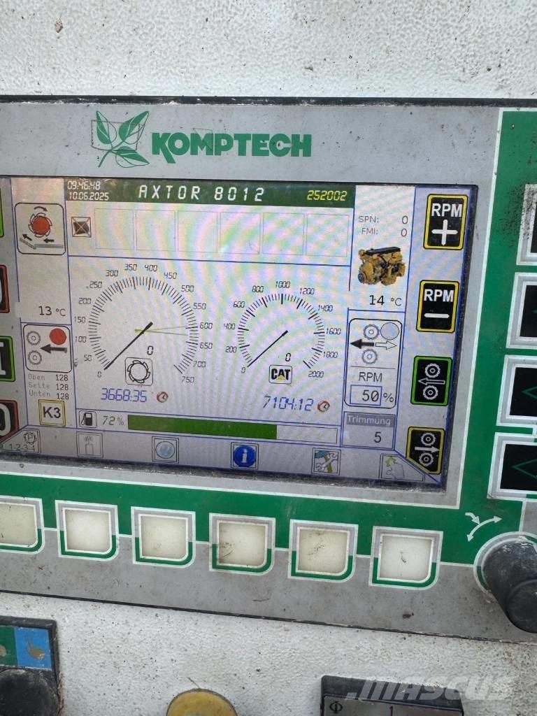 Komptech Axtor 8012 ساحبات الأشجار