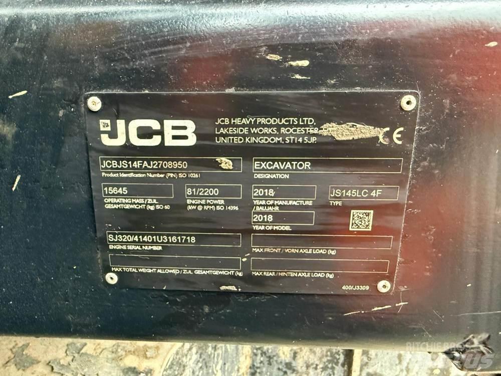 JCB JS145 حفارات زحافة