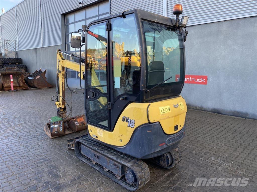 Yanmar SV18 حفارات بعجل