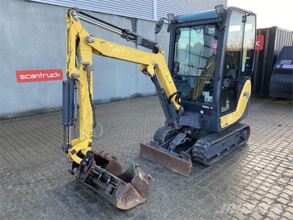 Yanmar SV18 حفارات بعجل