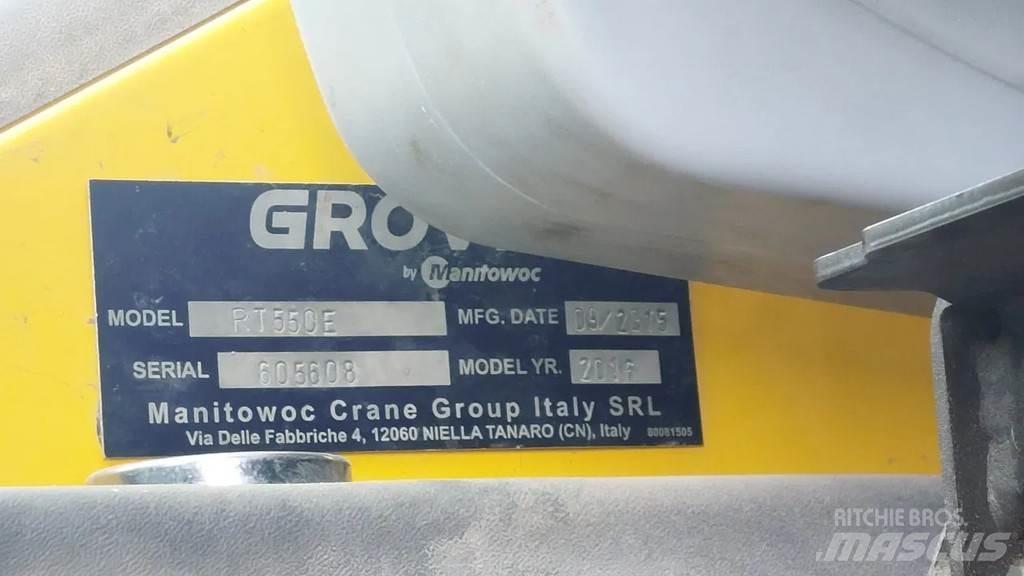 Grove RT 550E رافعات الطرق الوعرة