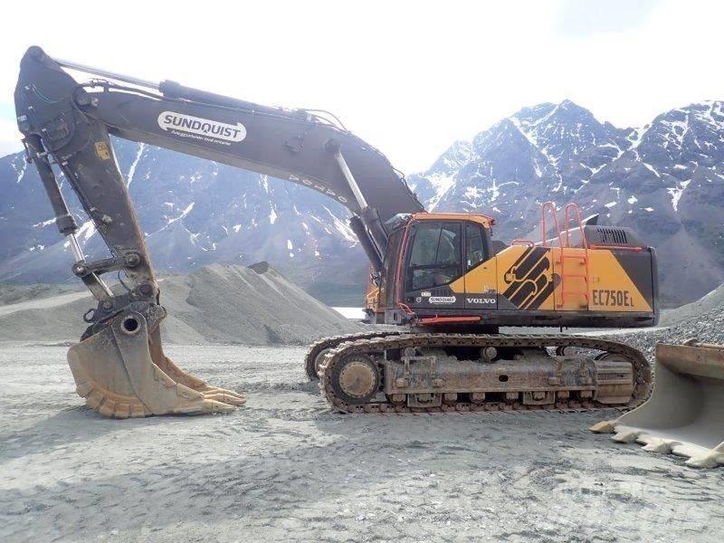 Volvo EC 750 E حفارات زحافة