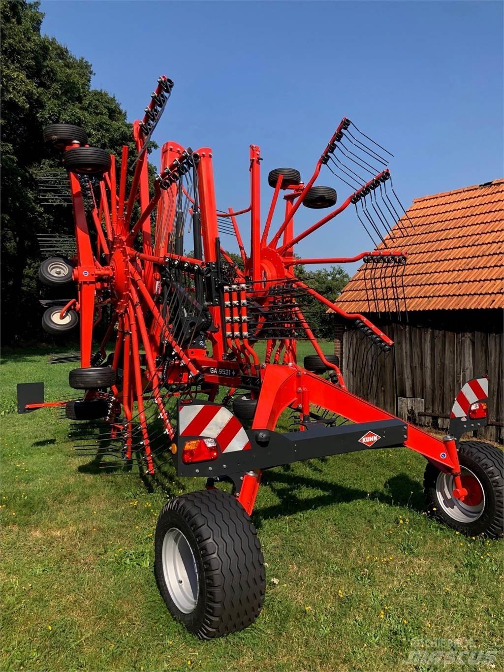 Kuhn GA 9531 + مكابس وميبسات التبن
