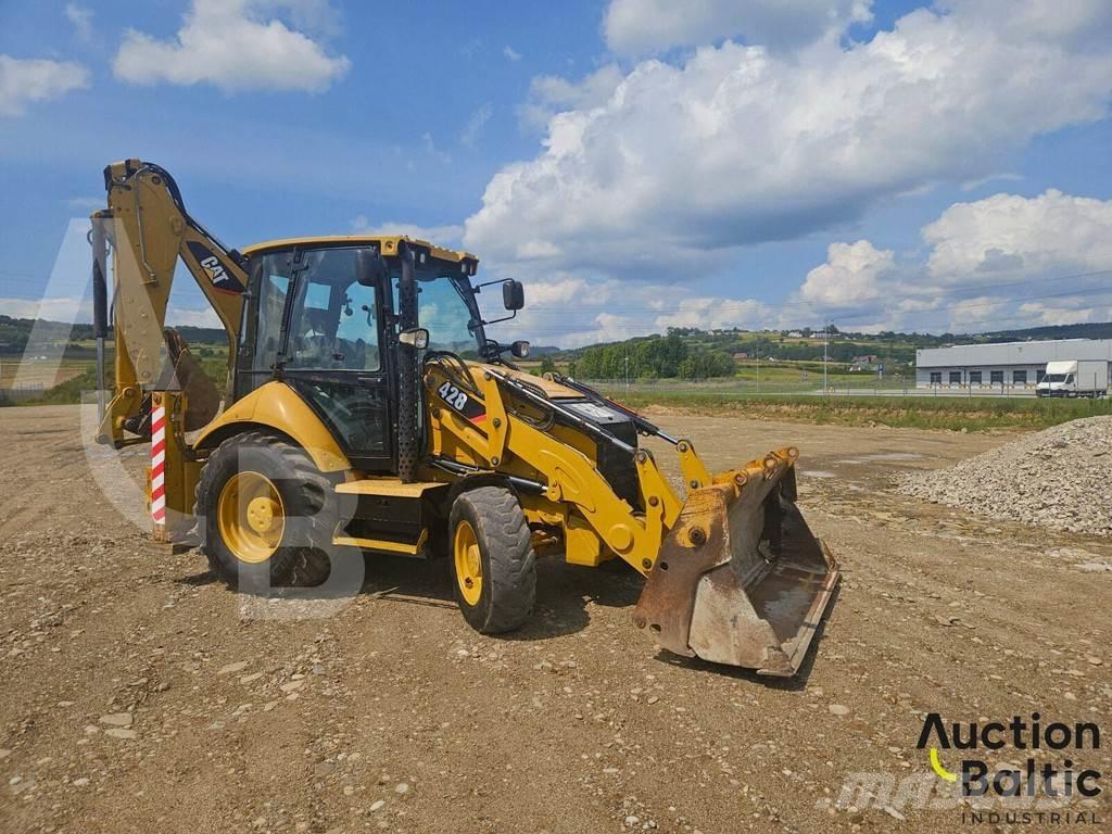 CAT 428 F لوادر ذات جرافات عكسية
