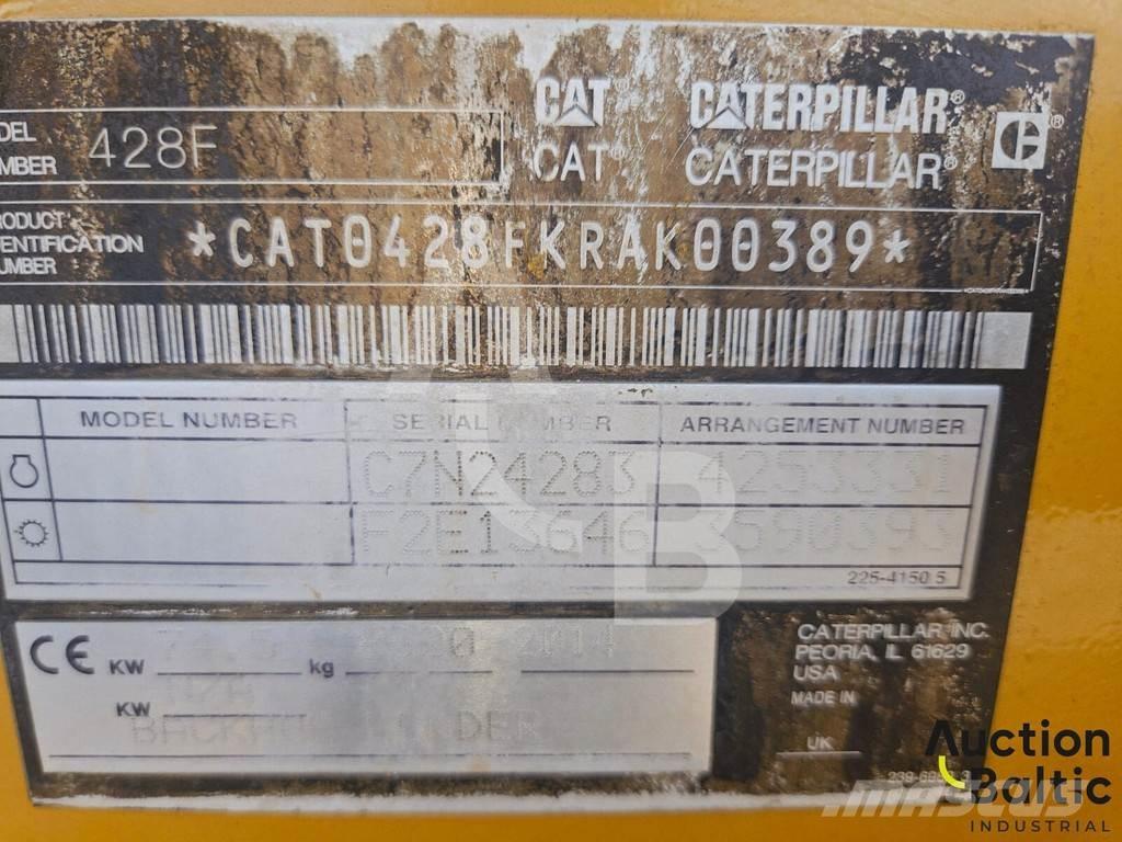 CAT 428 F لوادر ذات جرافات عكسية