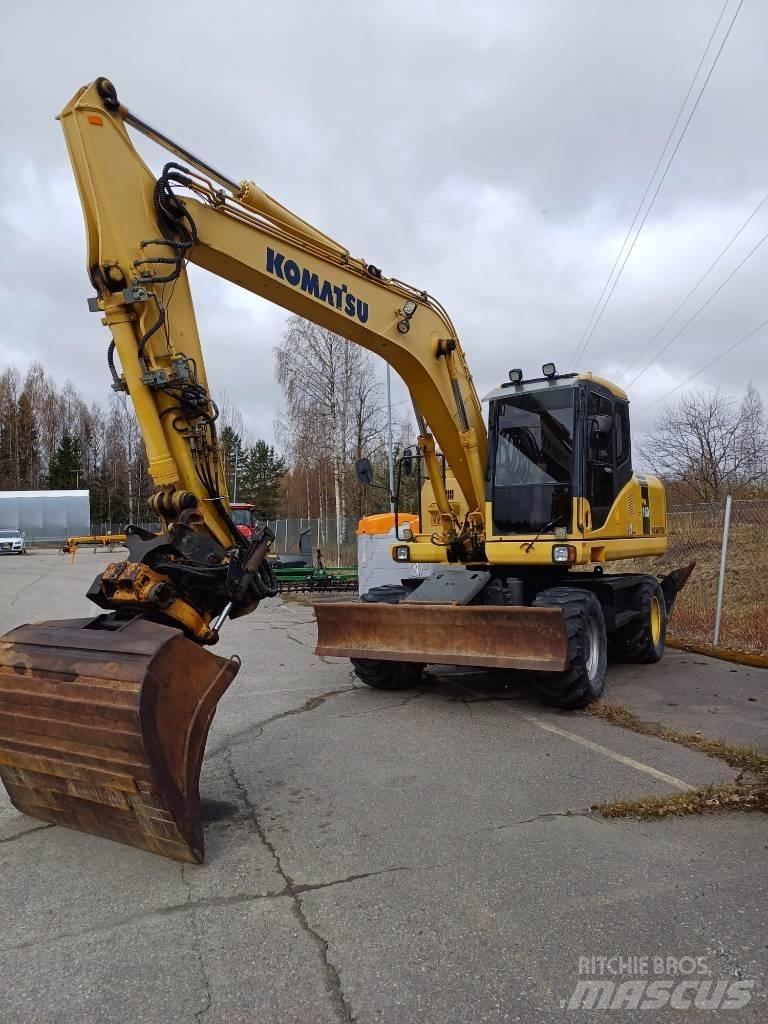Komatsu PW 160-7 حفارات بعجل