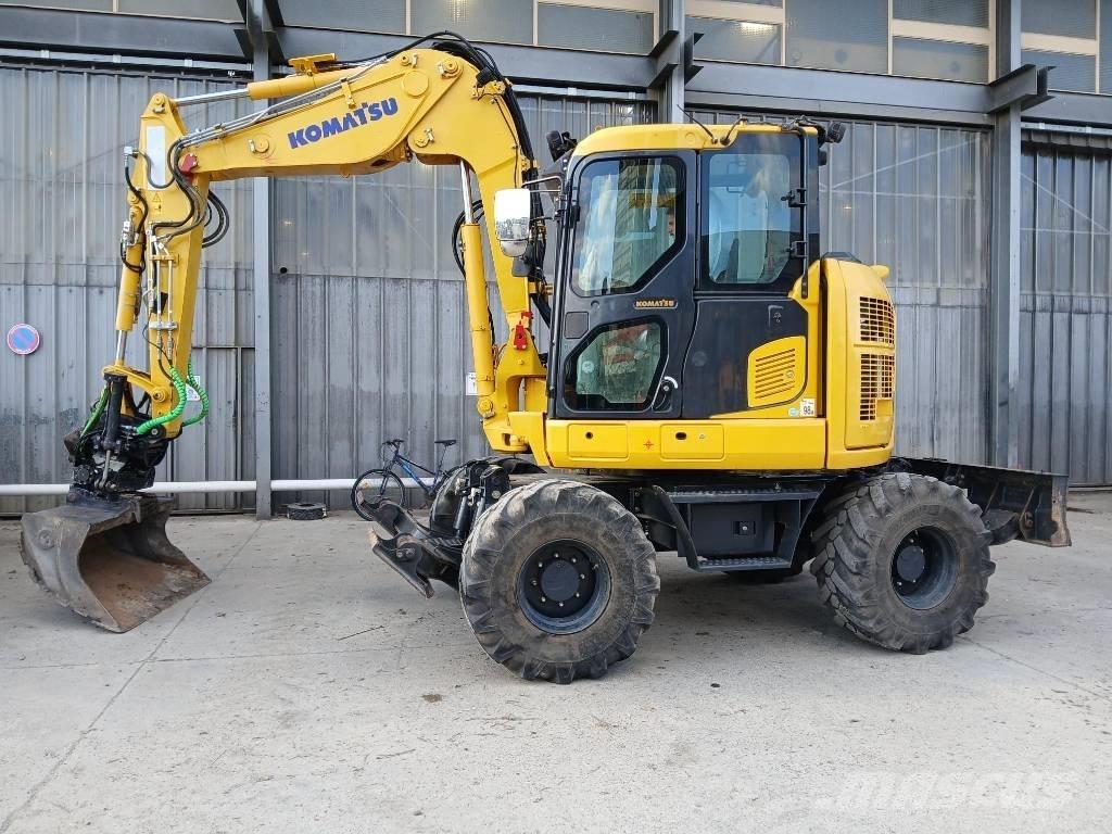 Komatsu PW 98 MR-11 حفارات بعجل