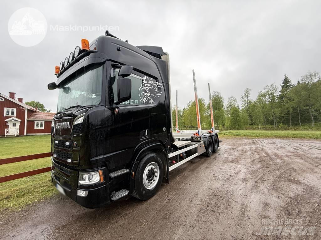 Scania R 580 شاحنات أشجار