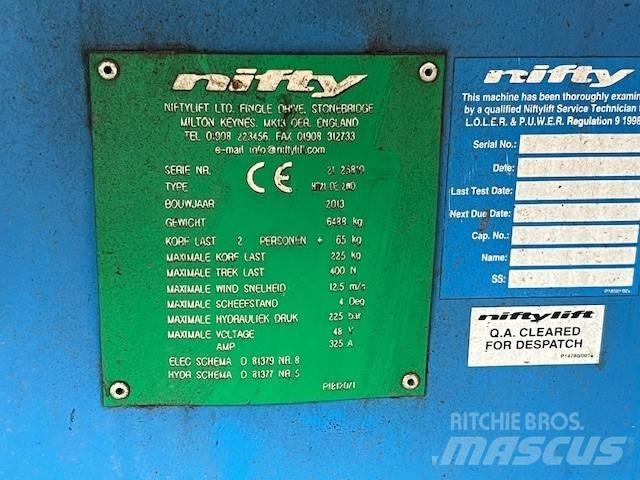 Niftylift HR 21 D E رافعات سلة مفصلية