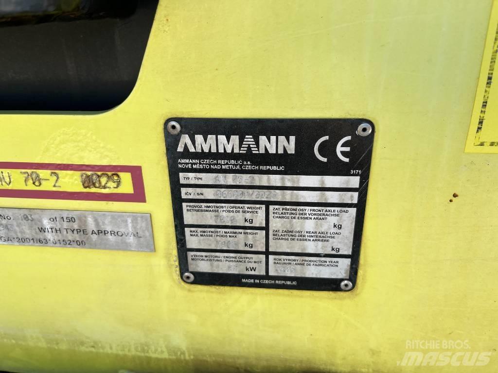 Ammann AV 70-2 مداحل ثنائية الاسطوانة