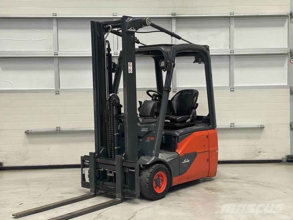 Linde E15-02 شاحنات ذات رافعات شوكية تعمل بالكهرباء