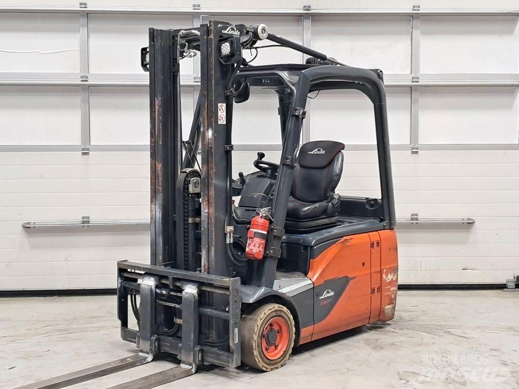 Linde E16-02 شاحنات ذات رافعات شوكية تعمل بالكهرباء
