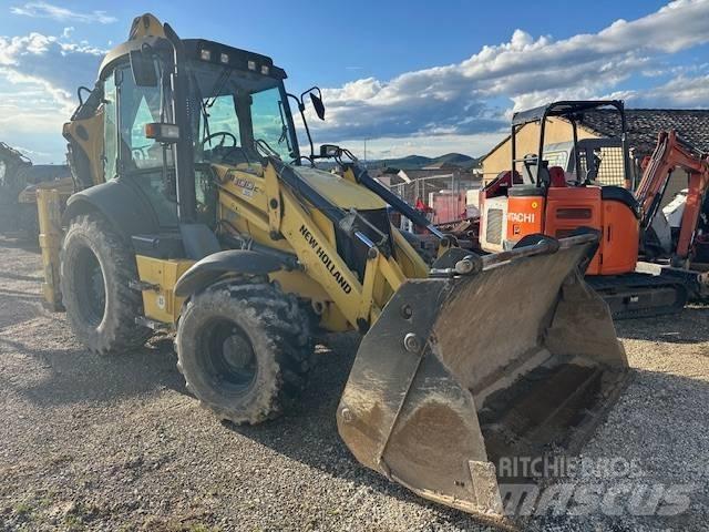 New Holland B 100 C لوادر ذات جرافات عكسية