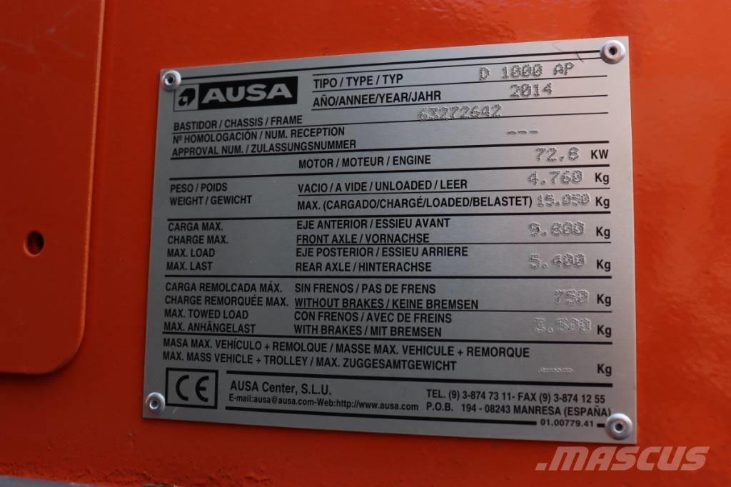 Ausa D 1000 AP عربات نقل قلابة للمواقع