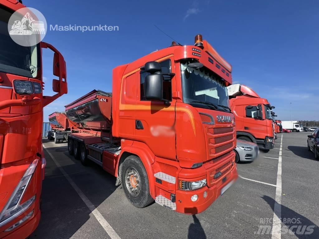 Scania R 520 LB شاحنات الرافعات الخطافية