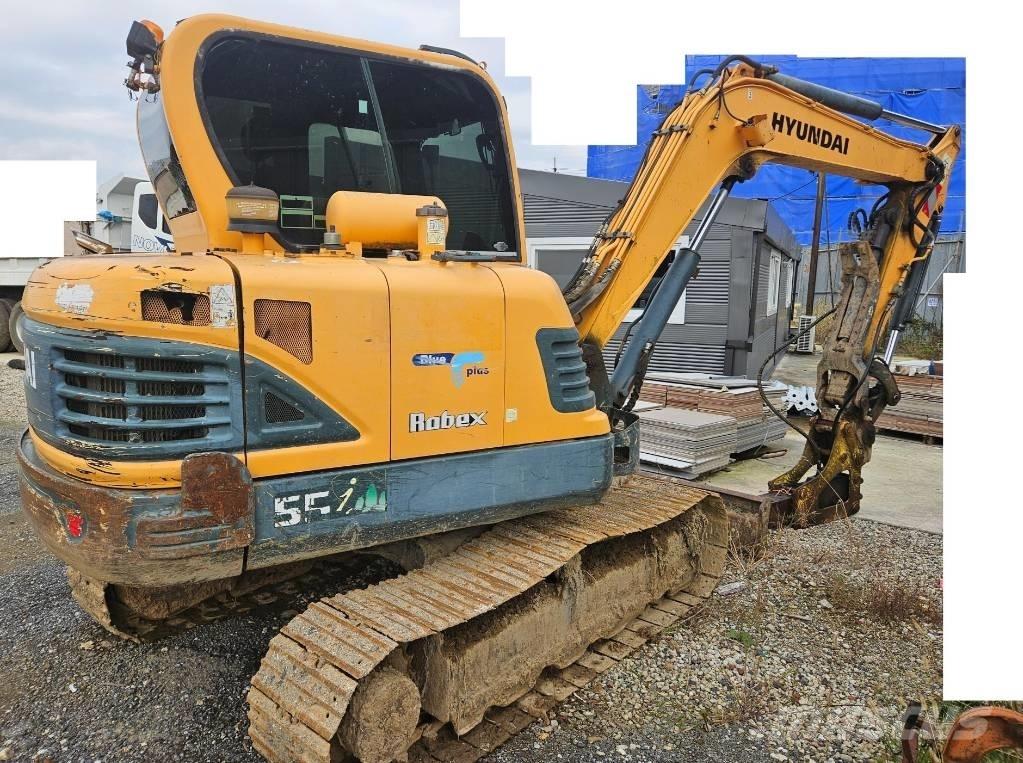 Hyundai ROBEX 55 حفارات صغيرة أقل من 7 طن (حفارات صغيرة)