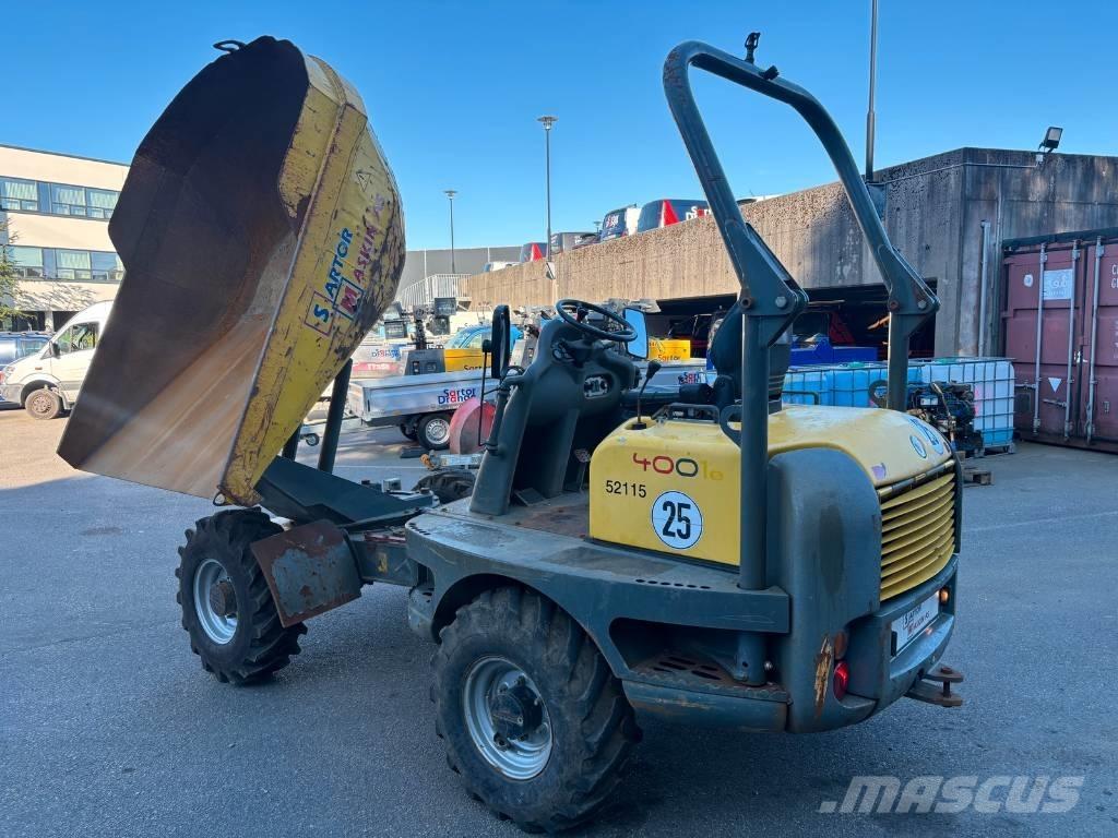 Wacker Neuson 4001 عربات نقل قلابة للمواقع
