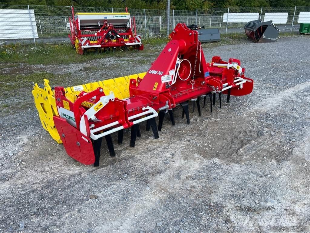 Pöttinger Lion 303 الكاسحات وقلابات التربة ذات المحركات