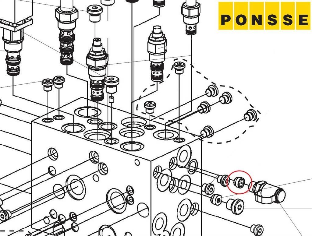 Ponsse 0060663 هيدروليات