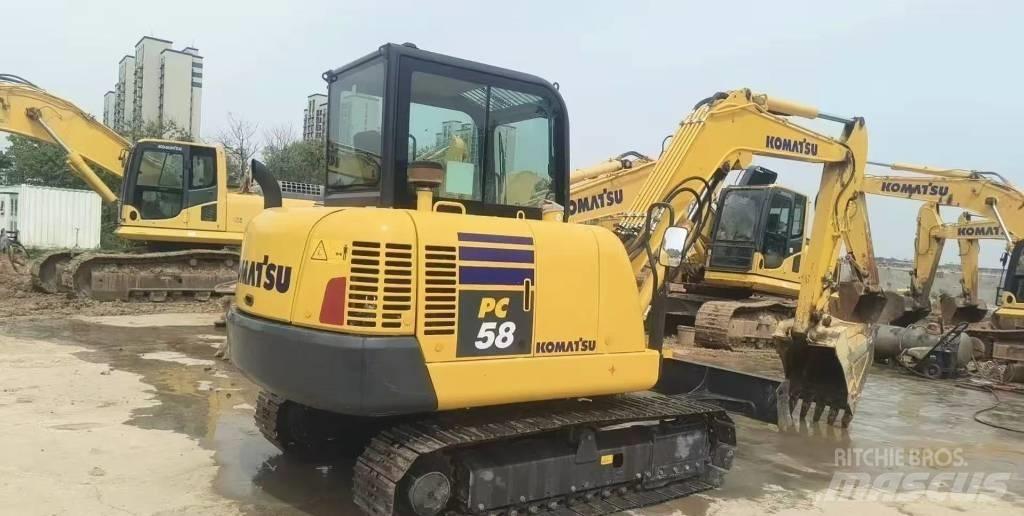 Komatsu PC 58 حفارات صغيرة أقل من 7 طن (حفارات صغيرة)