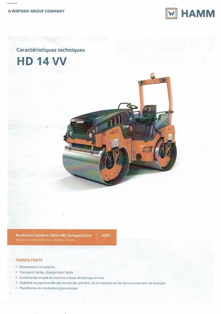 Hamm HD 14 VV مداحل ثنائية الاسطوانة
