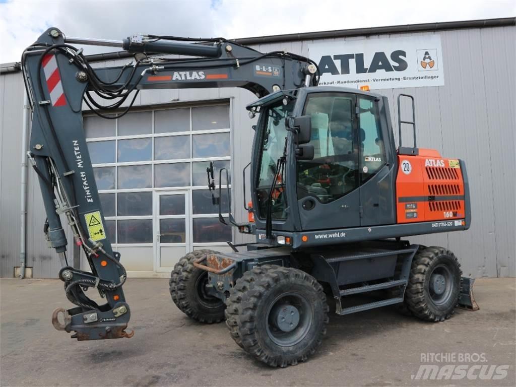 Atlas 160W-BLUE حفارات بعجل