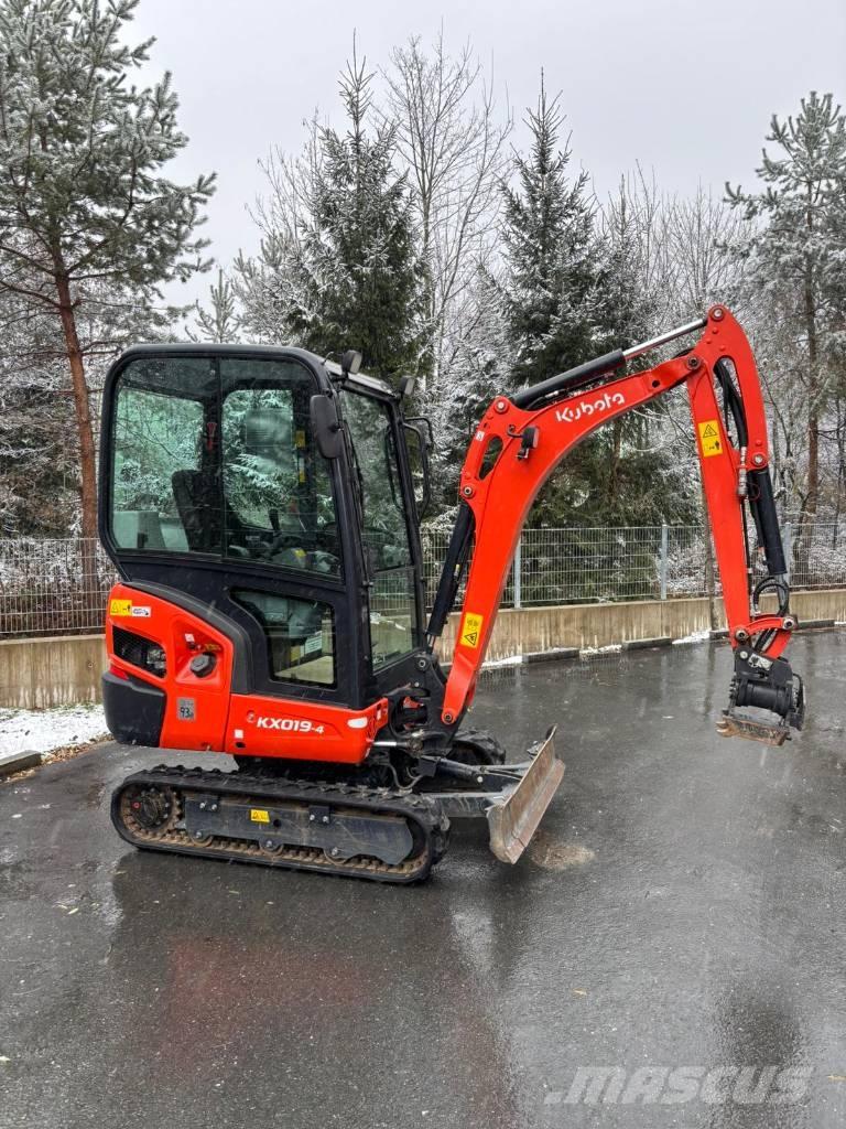 Kubota KX 019-4 حفارات صغيرة أقل من 7 طن (حفارات صغيرة)