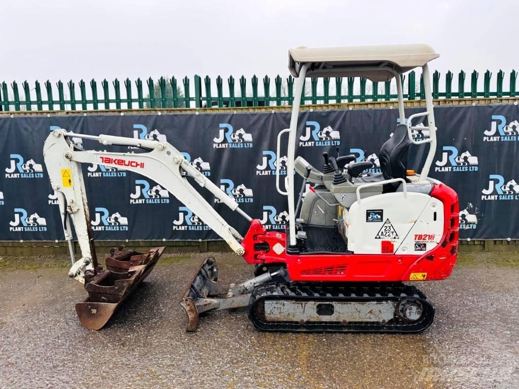 Takeuchi TB 216 حفارات صغيرة أقل من 7 طن (حفارات صغيرة)