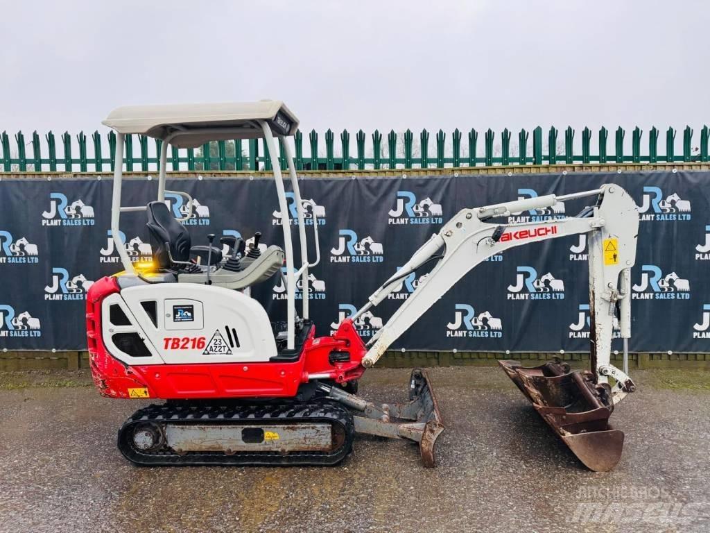 Takeuchi TB 216 حفارات صغيرة أقل من 7 طن (حفارات صغيرة)