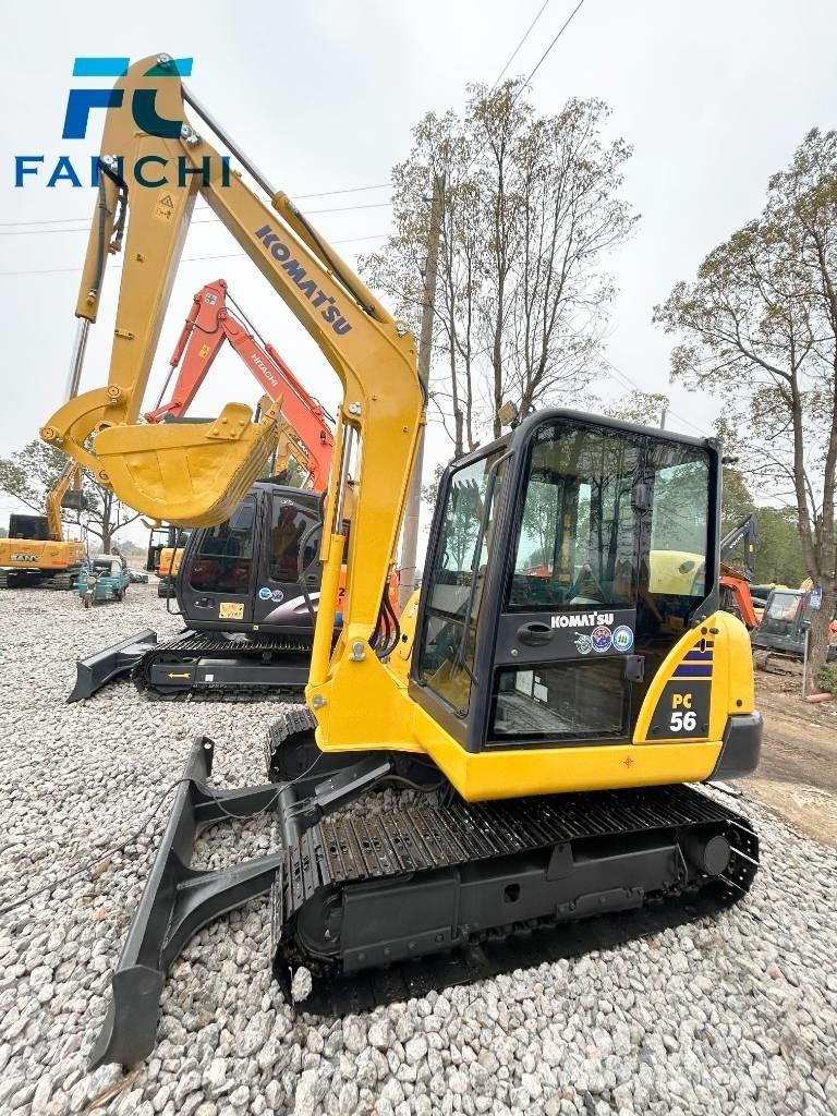 Komatsu pc56 حفارات زحافة