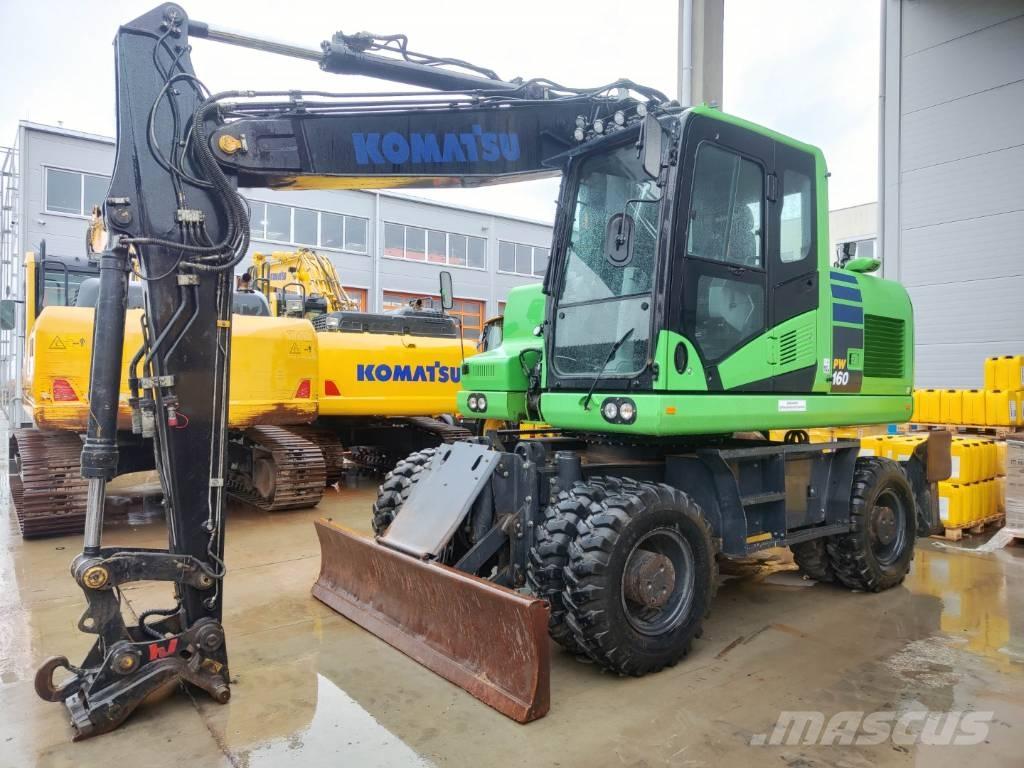 Komatsu PW 160-11 حفارات بعجل