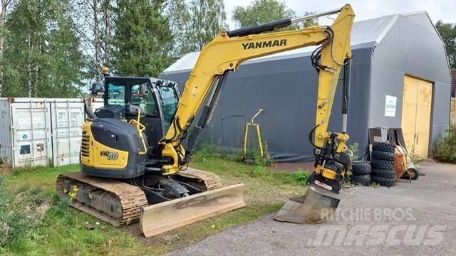 Yanmar Vio 80-1A حفارات وسط 7 طن - 12 طن